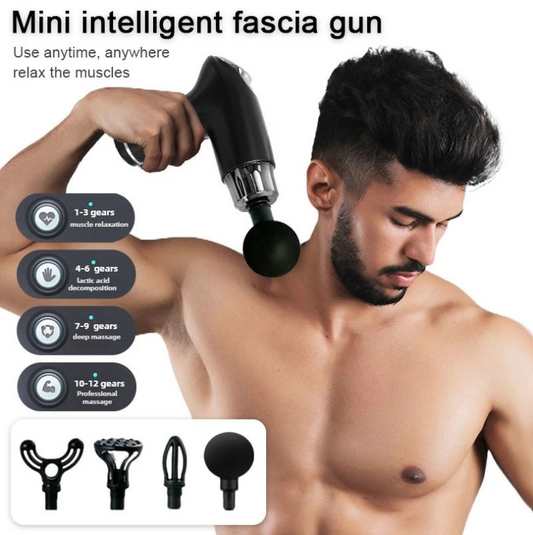 Fascia Gun: Deep Tissue Electric Massager - Relieve Pain & Boost Recovery