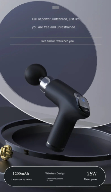 Fascia Gun: Deep Tissue Electric Massager - Relieve Pain & Boost Recovery