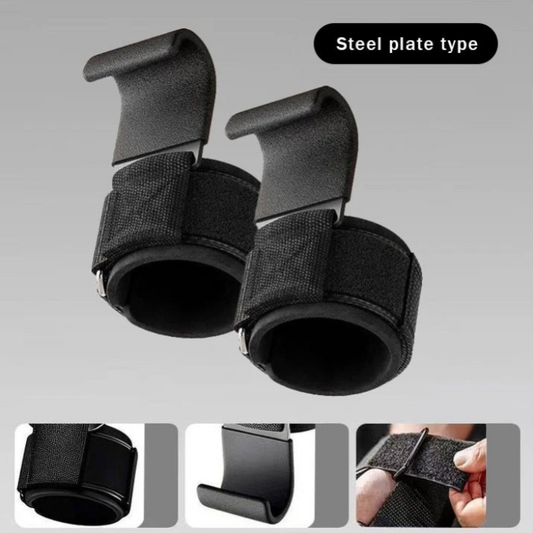 Premium Weight Lifting Hook - Reduce Wrist Strain & Fatigue