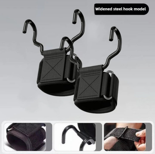 Premium Weight Lifting Hook - Reduce Wrist Strain & Fatigue